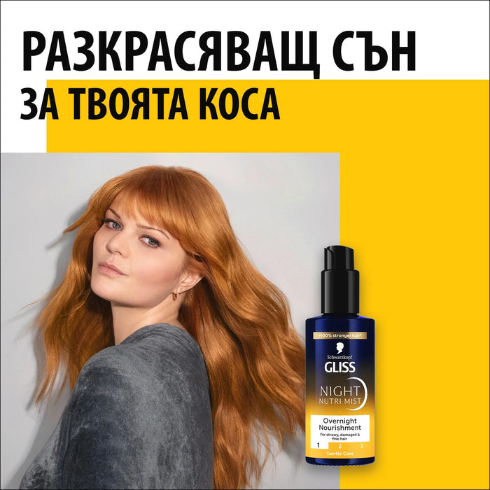 Нощен мист за коса, 100 ml