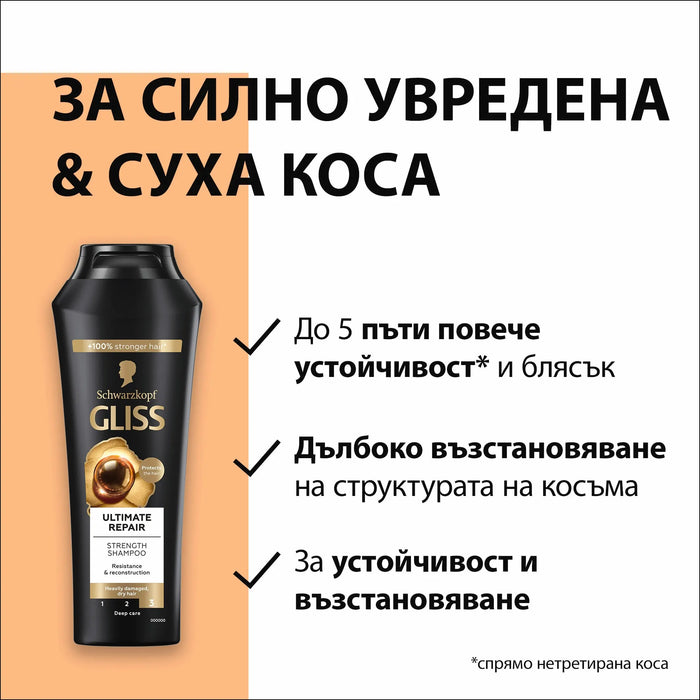 Шампоан за коса Ultimate Repair, 400 ml