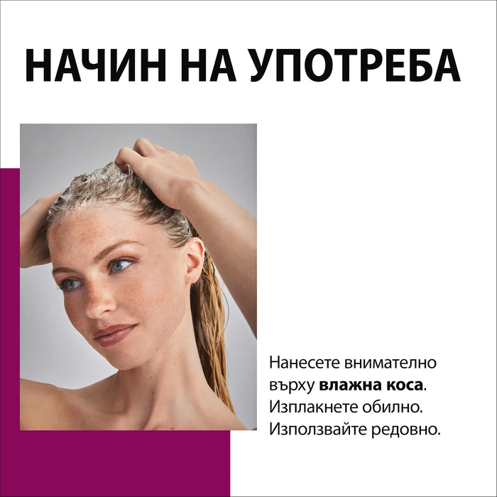 Шампоан за плътна коса с кофеин и пептиди, 400 ml