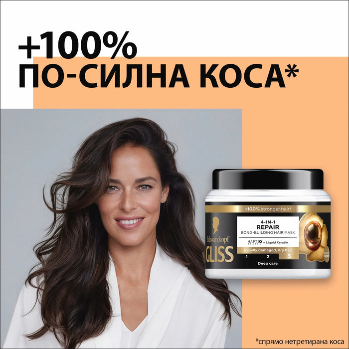 Възстановяваща маска за много изтощена и суха коса Repair 4-in-1, 400 ml