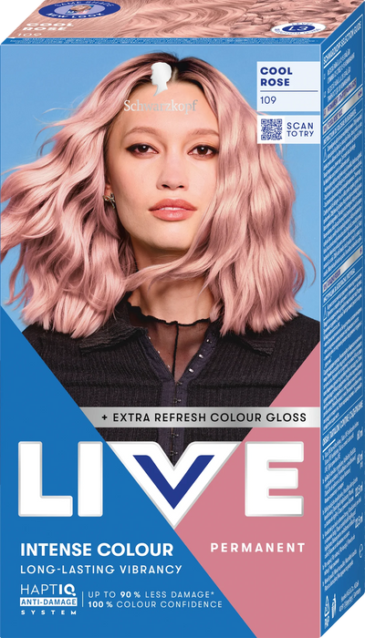 Боя за коса Intense Colour - Nr. 109 Cool Rose, 1 бр