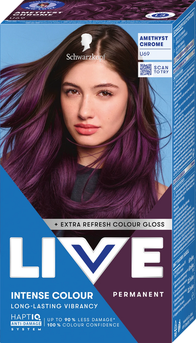 Боя за коса Intense Colour - Nr. U69 Amethyst Chrome, 1 бр