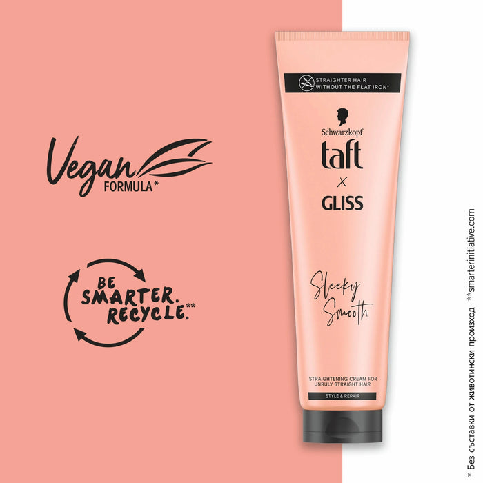 Изправящ крем за непокорна коса Sleeky Smooth, 150 ml