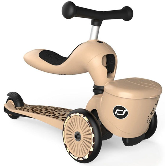 Детска тротинетка и колело за баланс 2 в 1 Scoot & Ride - HighwayKick 1 Lifestyle, бежова