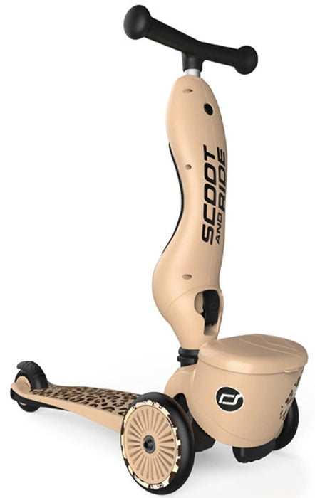 Детска тротинетка и колело за баланс 2 в 1 Scoot & Ride - HighwayKick 1 Lifestyle, бежова