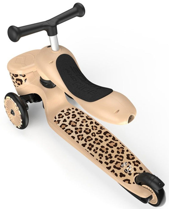 Детска тротинетка и колело за баланс 2 в 1 Scoot & Ride - HighwayKick 1 Lifestyle, бежова