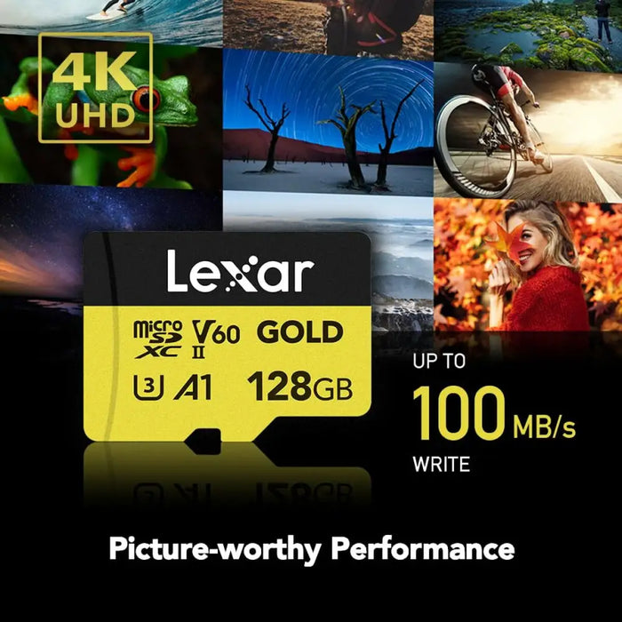 SD карта памет Lexar LMSGOLD128G-BNNNG 128 GB