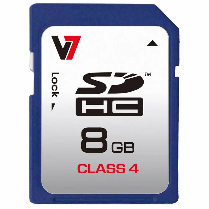 SD карта памет V7 VASDH8GCL4R-2E 8 GB