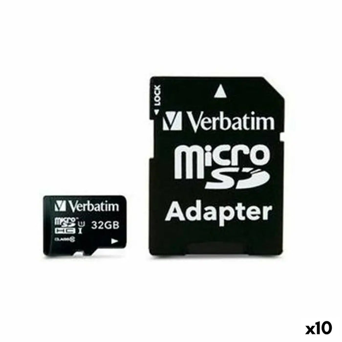 SDHC карта памет Verbatim 32 GB (10 броя)