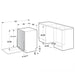 Съдомиялна за вграждане GORENJE GV16C 60 см