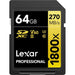 SDXC 64GB 270/180MB/s UHS-II,C10,V60,U3 LEXAR