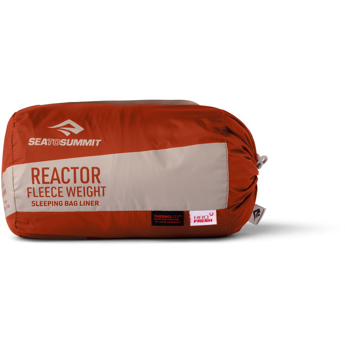 SEA TO SUMMIT Reactor Fleeceweight Liner Стандартна подплата за спален чувал, пикантно червена