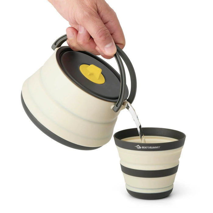 Сгъваем чайник Sea to Summit - Frontier UL collapsible, 1.3L, бял