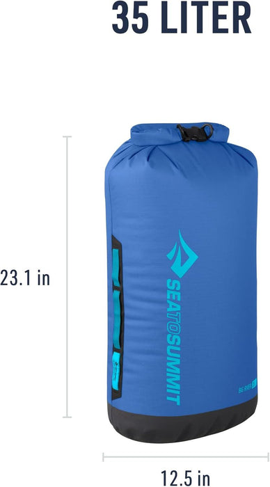 Компресионна торба Sea to Summit - Big river dry bag 35L, синя