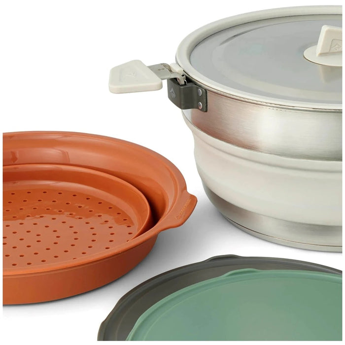 Комплект за кухненски бокс Sea to Summit Detour Essentials Camp Kitchen Kit от 4 части