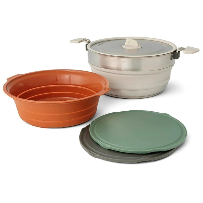 Комплект за кухненски бокс Sea to Summit Detour Essentials Camp Kitchen Kit от 4 части