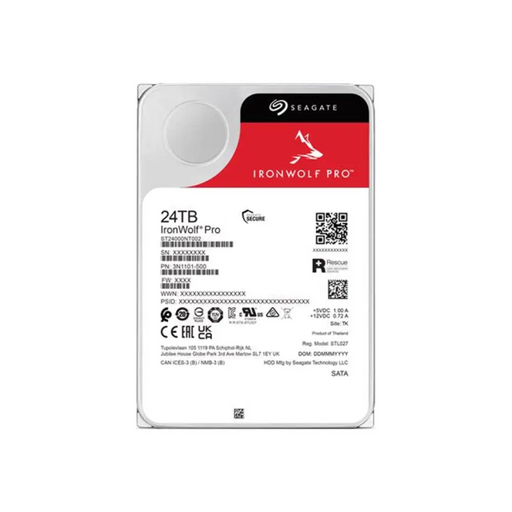 SEAGATE Ironwolf PRO Enterprise NAS HDD 24TB 7200rpm 6Gb/s