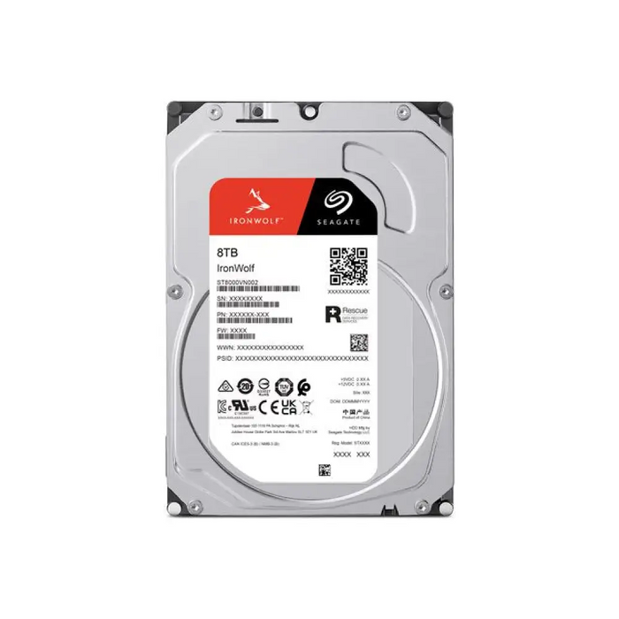 SEAGATE NAS HDD 8TB IronWolf 5400rpm 6Gb/s SATA 256MB кеш