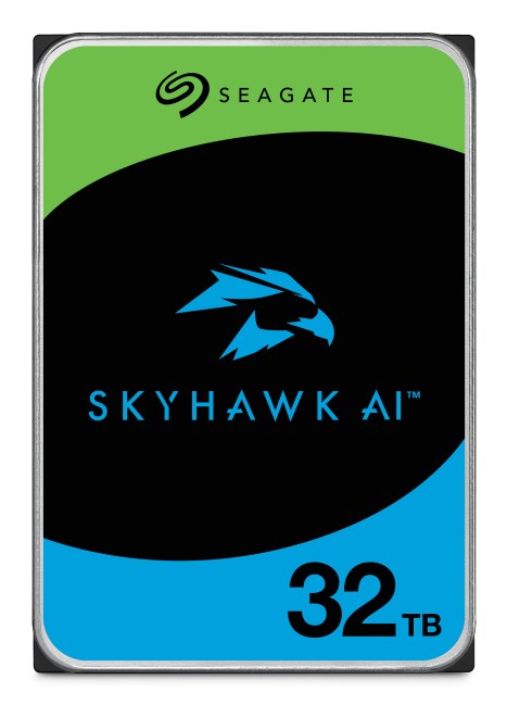 Вътрешен твърд диск Seagate SkyHawk AI 32 TB 512 MB 3.5" Serial ATA III
