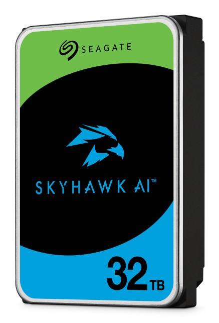 Вътрешен твърд диск Seagate SkyHawk AI 32 TB 512 MB 3.5" Serial ATA III
