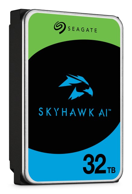 Вътрешен твърд диск Seagate SkyHawk AI 32 TB 512 MB 3.5" Serial ATA III