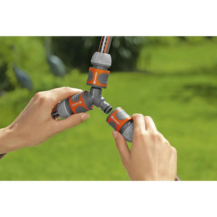 Съединител за маркуч Gardena 18287-20 Ø 15 mm 1/2’’ Троен