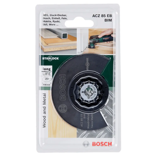 Сегментен нож дърво и метал BOSCH BIM 85 мм