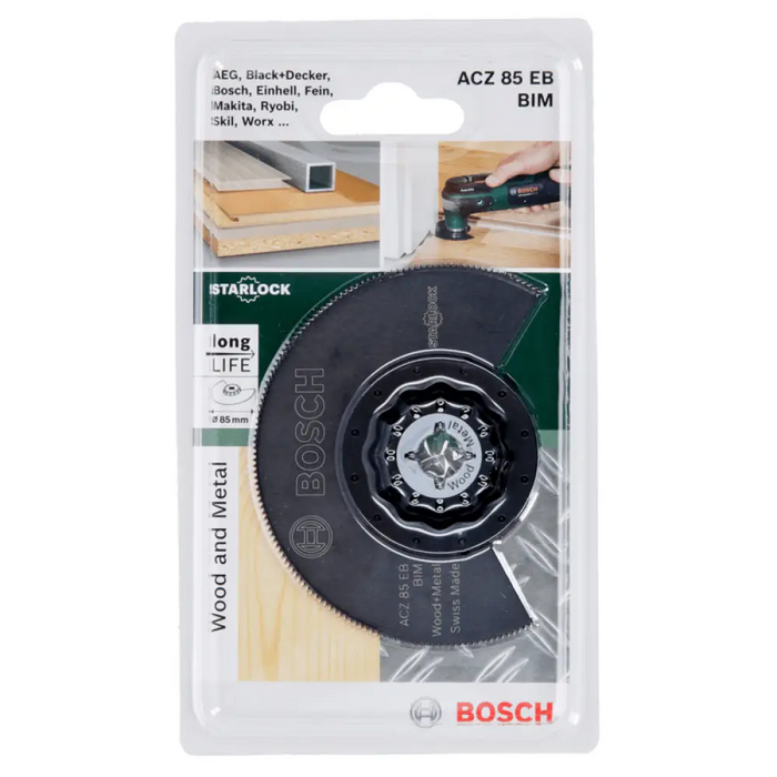 Сегментен нож дърво и метал BOSCH BIM 85 мм