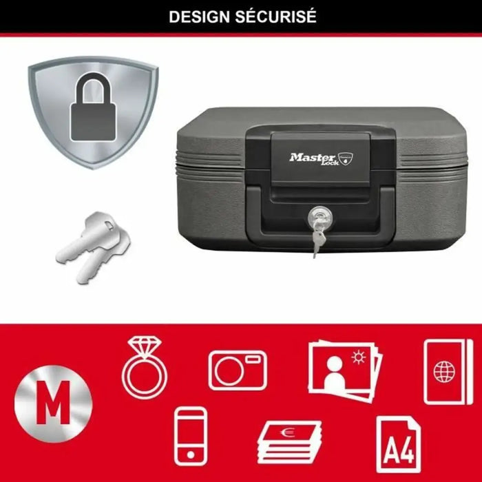 Сейф Master Lock Черен 7,8 L