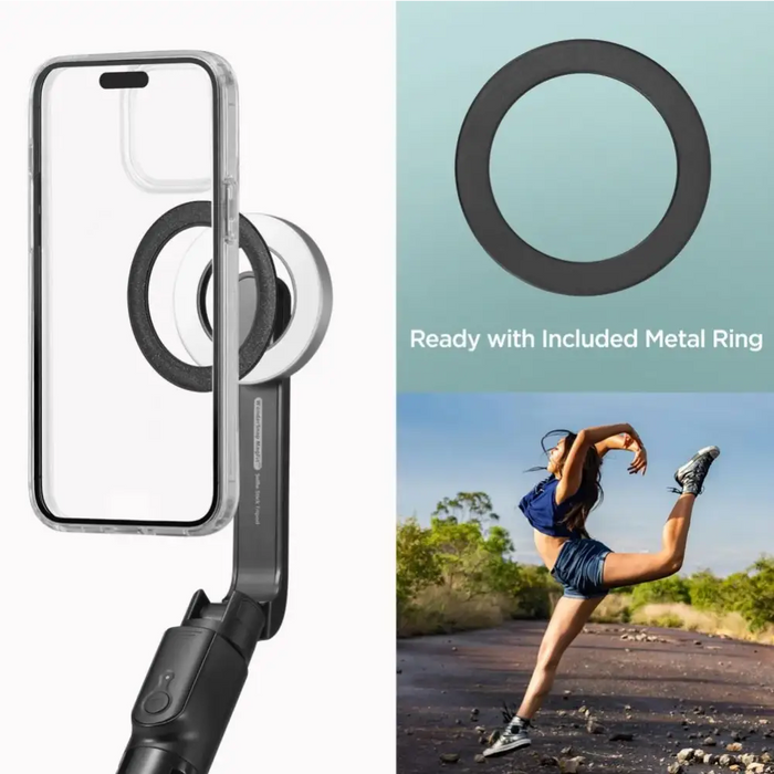 Селфи стик Spigen S580W MagSafe Bluetooth със статив - черен