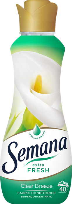 Омекотител за пране Extra Fresh Clear Breeze, 40 пранета, 800 ml