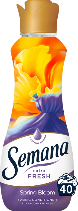 Омекотител за пране Extra Fresh Spring Bloom, 40 пранета, 800 ml