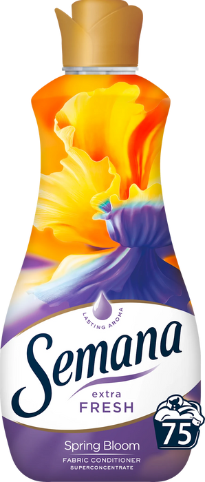 Омекотител за пране Extra Fresh Spring Bloom, 75 пранета, 1,5 l
