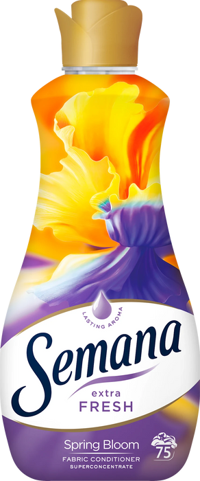 Омекотител за пране Extra Fresh Spring Bloom, 75 пранета, 1,5 l