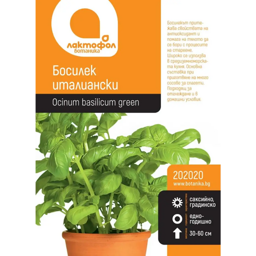 СЕМЕНА БОСИЛЕК БОТАНИК