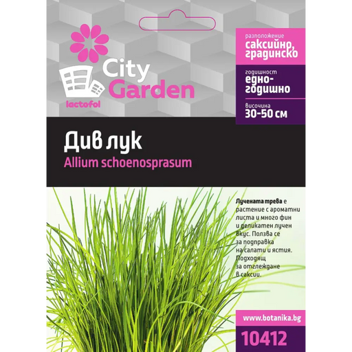 СЕМЕНА ДИВ ЛУК CITY GARDEN