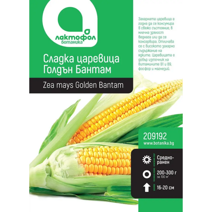 СЕМЕНА ЦАРЕВИЦА СЛАДКА ГОЛДЪН БАН