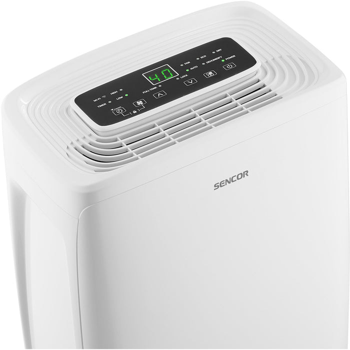 ОБЕЗВЛАЖНИТЕЛ SENCOR SDH 1028WH 1.50 L, WI-FI УПРАВЛЕНИЕ, 43.00 dB(A)