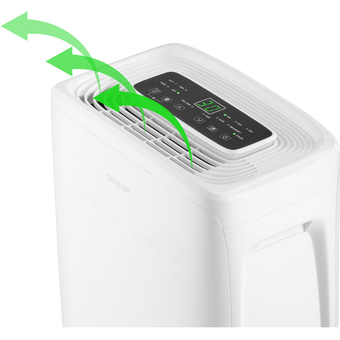 ОБЕЗВЛАЖНИТЕЛ SENCOR SDH 1028WH 1.50 L, WI-FI УПРАВЛЕНИЕ, 43.00 dB(A)
