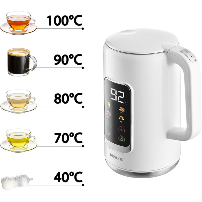 Електрическа канa SENCOR SWK БЯЛ, 2200 W, 1.70 L