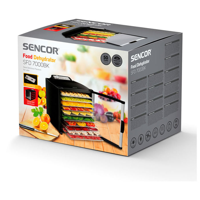 УРЕД СУШЕНЕ НА ХРАНА SENCOR SFD 7000BK 800 W