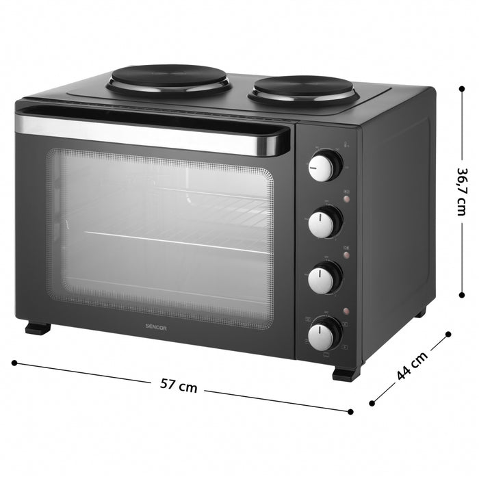 Мини печка - комбинирана Sencor SEO 4800BK