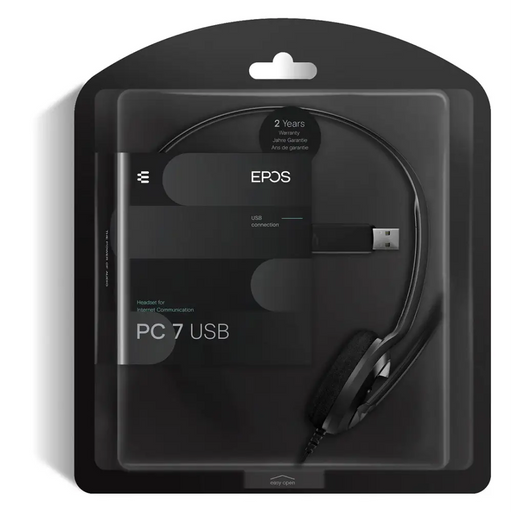 Sennheiser PC 7 USB слушалка с кабелна лента за глава