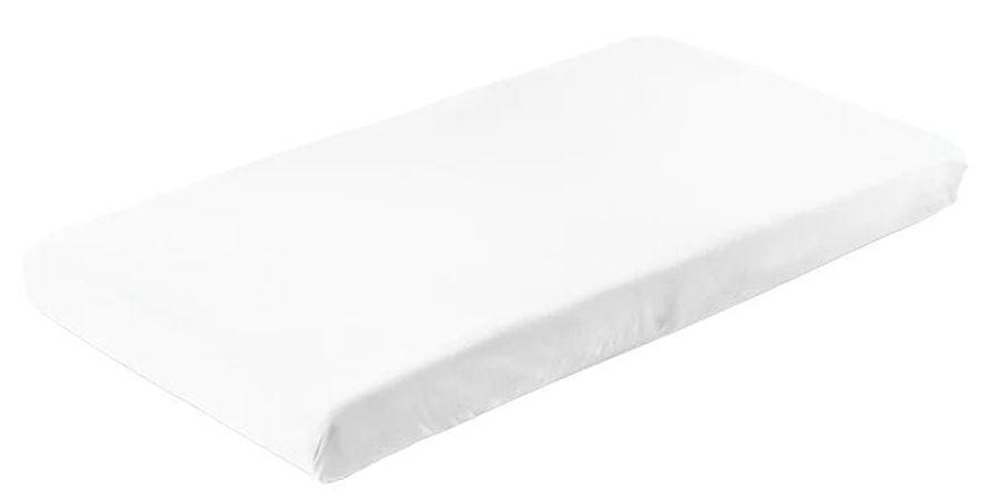 Бебешки чаршаф с ластик Sensillo - 120 х 60 cm, бял