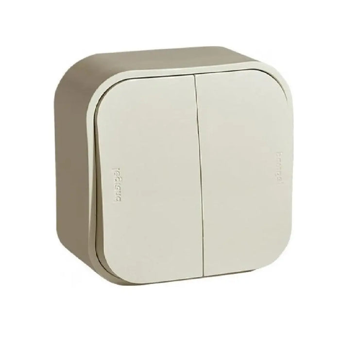 СЕРИЕН КЛЮЧ ЗА ОТКРИТ МОНТАЖ FORIX LEGRAND - КРЕМ