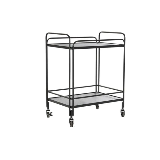 Serveerimislaud DKD Home Decor Черен Метал Кристал 60,5 x