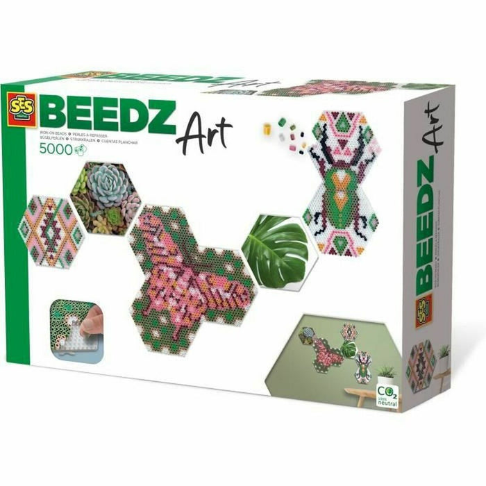 Мозайка SES Creative Beedz Art - Hex tiles Botánica (FR)
