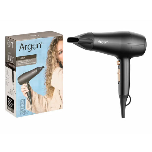 Сешоар Argon Черен Златен 2200 W