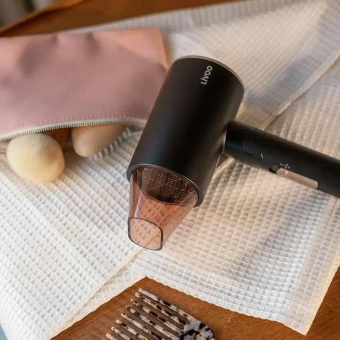 Сешоар Livoo DOS173 Черен/Розов 1600 W