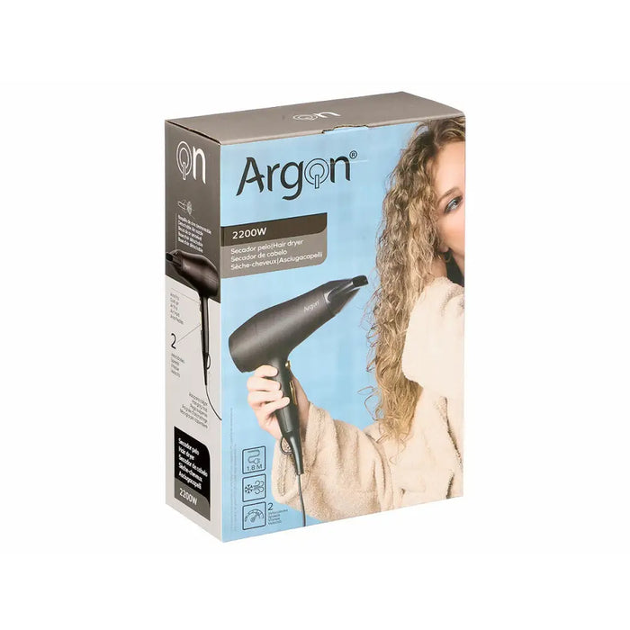Сешоар Argon Черен Златен 2200 W